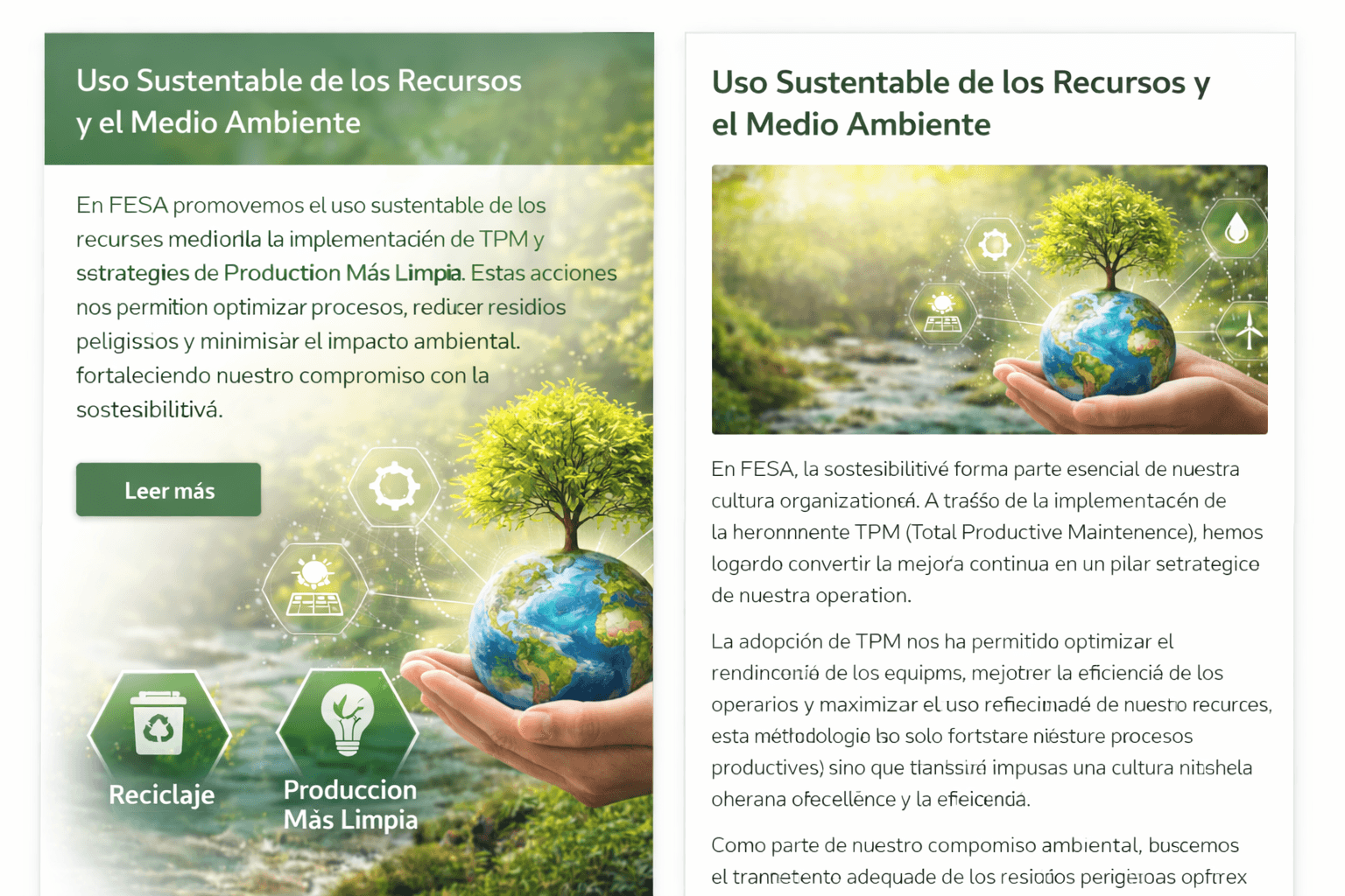 Los Recursos y El Medio Ambiente